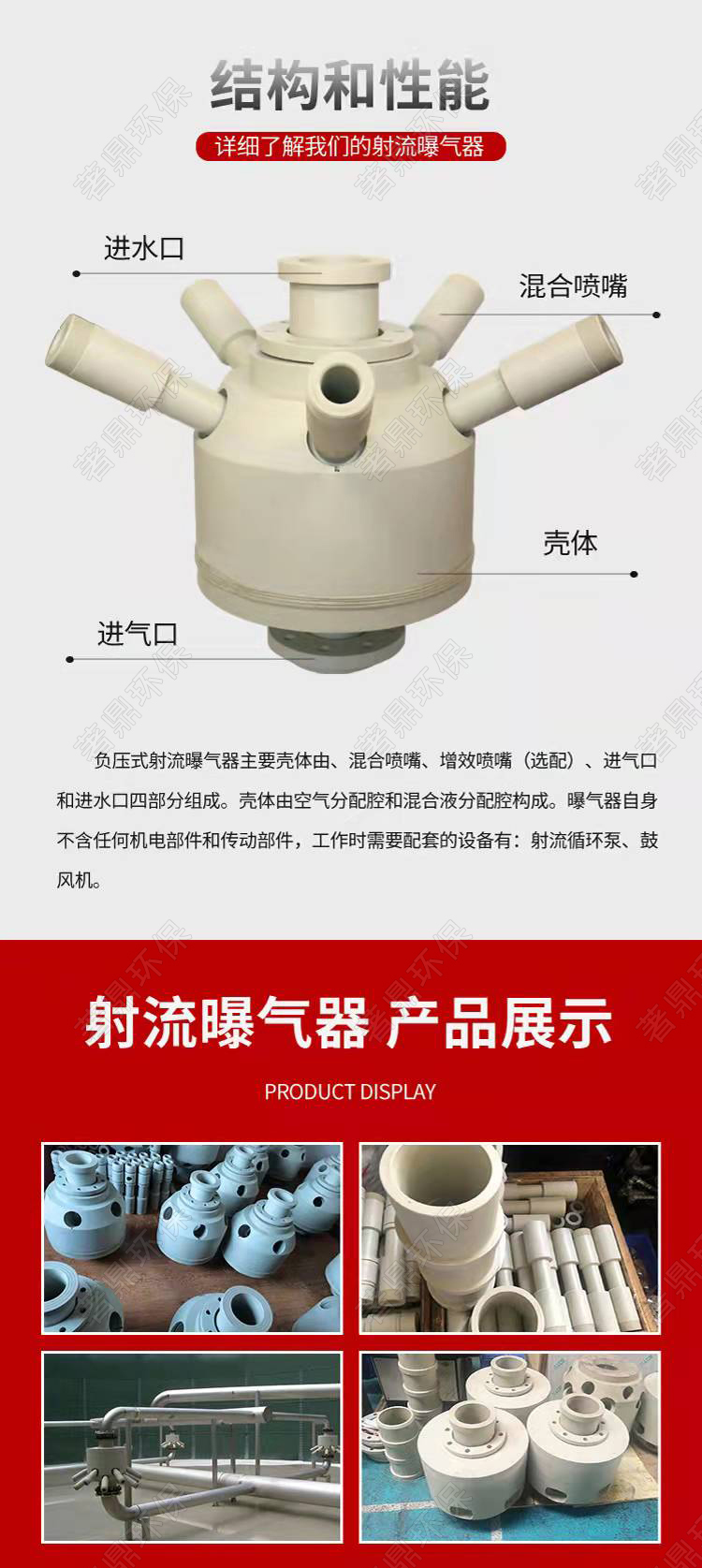 负压式射流曝气器